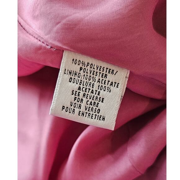 Vintage Talbots Women's Short Sleeve Shift Mini Dress Office Size 14 Lavender - Picture 7 of 8